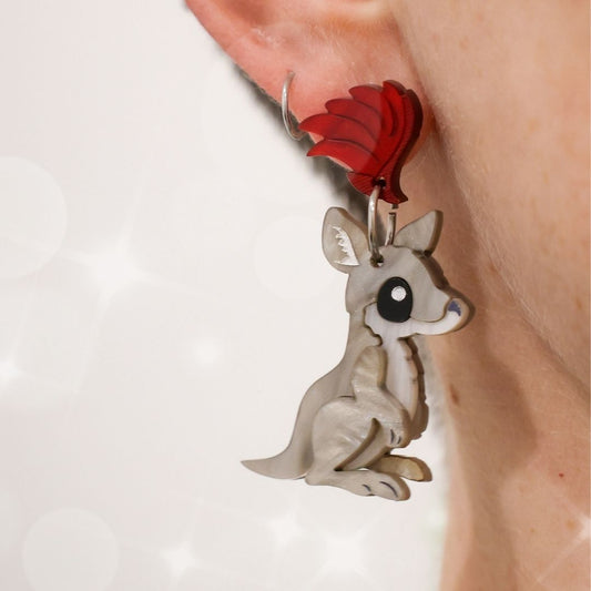 December 12 - Eastern Grey Kangaroo Dangles - 2025 Advent Calendar