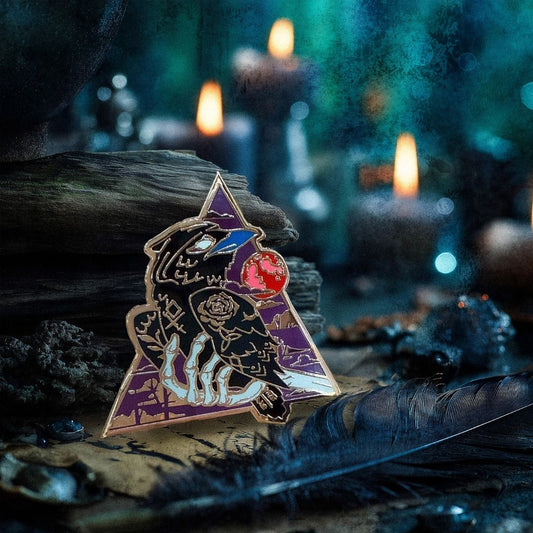 LIMITED EDITION: Deathās Raven Enamel Pin - 2025 Halloween Collection