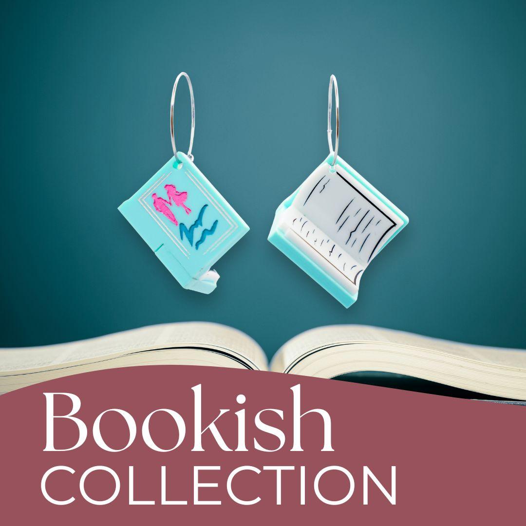 BINKABU Book Earrings and Book Accessories