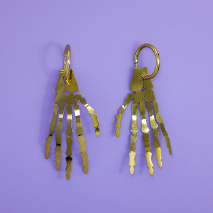 LIMITED EDITION: Skeleton Hand Earrings - 2025 Halloween Collection