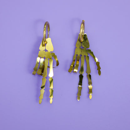LIMITED EDITION: Skeleton Hand Earrings - 2025 Halloween Collection