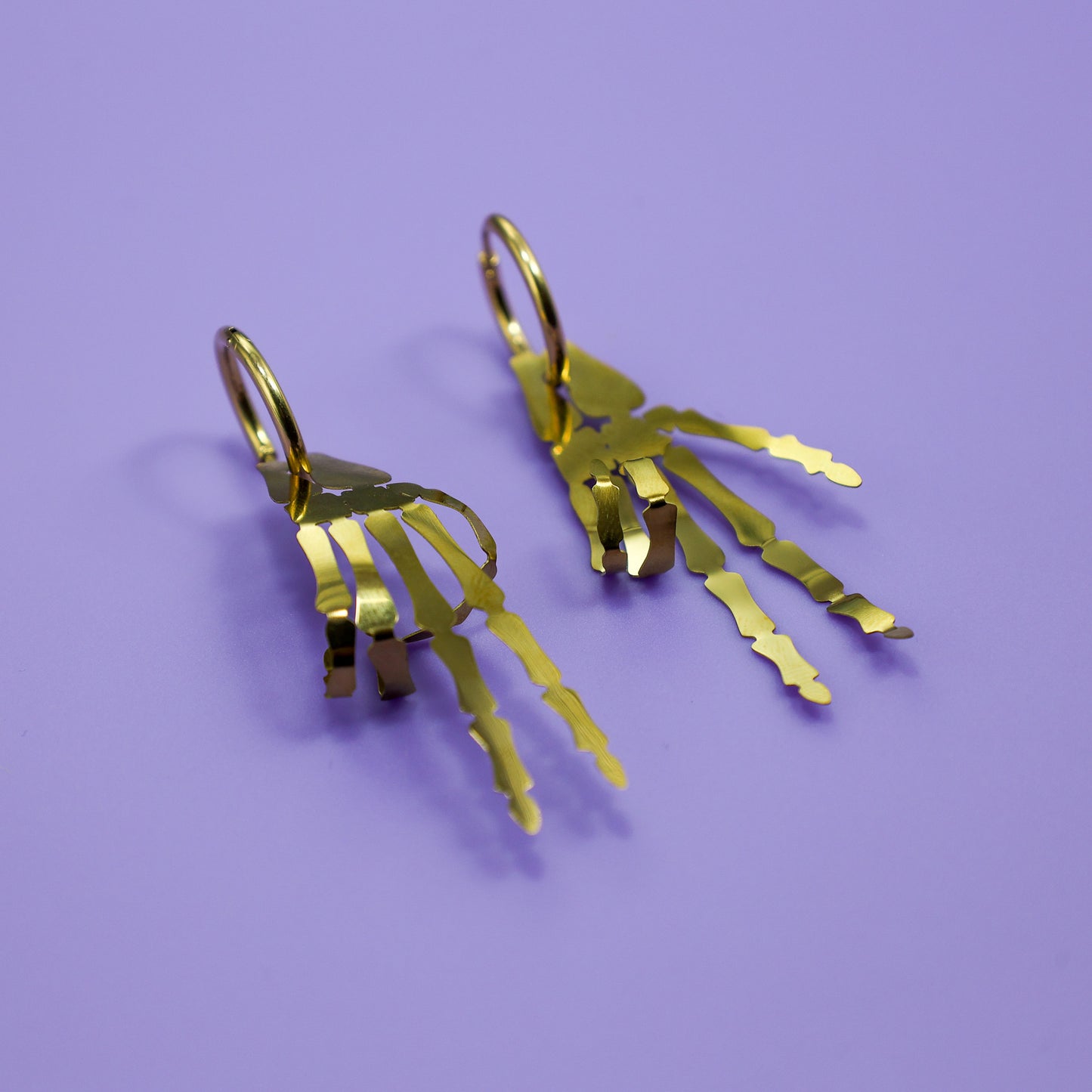 LIMITED EDITION: Skeleton Hand Earrings - 2025 Halloween Collection