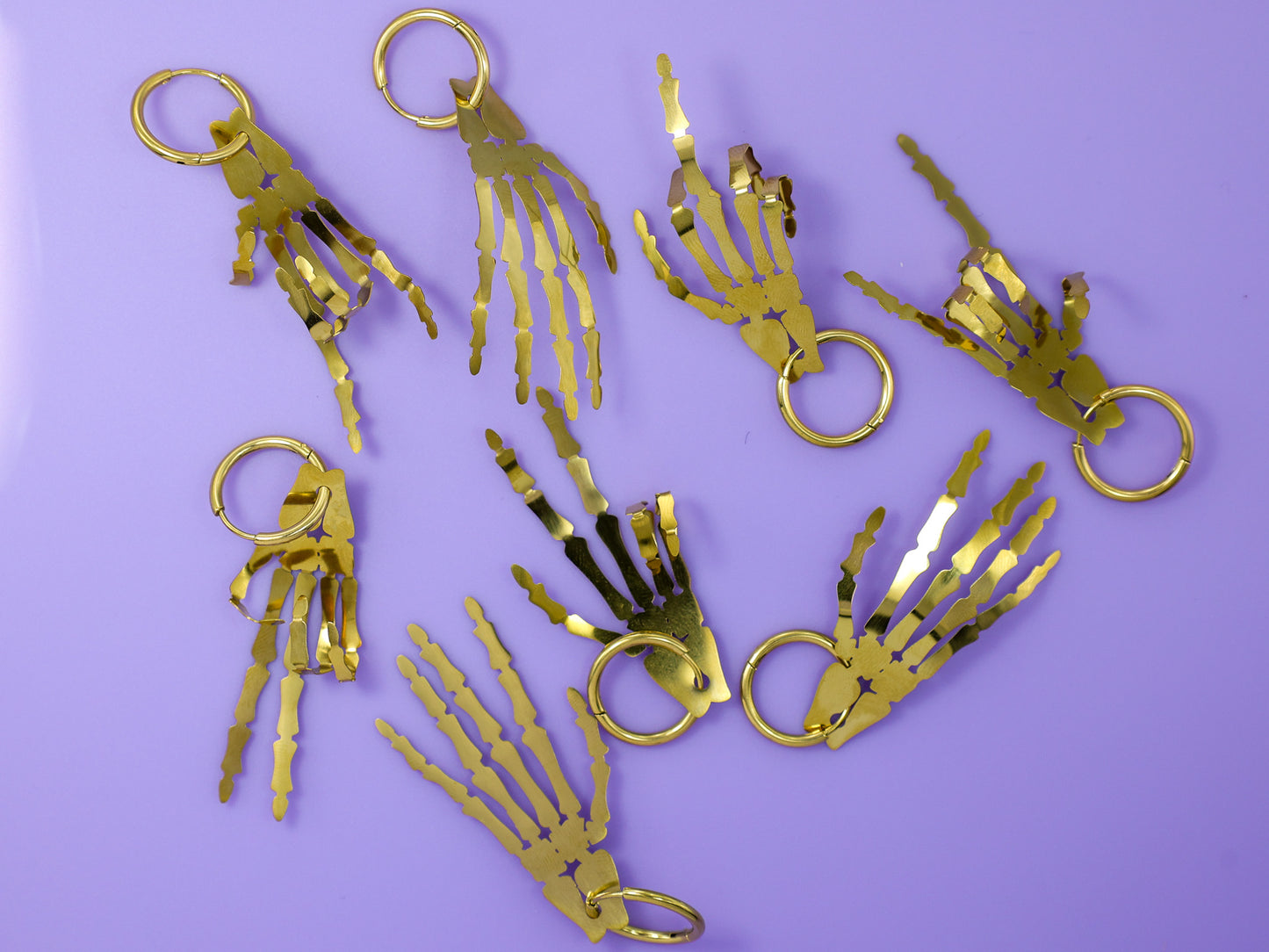 LIMITED EDITION: Skeleton Hand Earrings - 2025 Halloween Collection