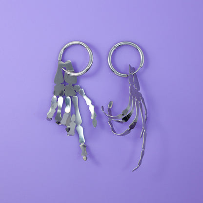 LIMITED EDITION: Skeleton Hand Earrings - 2025 Halloween Collection