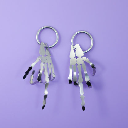 LIMITED EDITION: Skeleton Hand Earrings - 2025 Halloween Collection