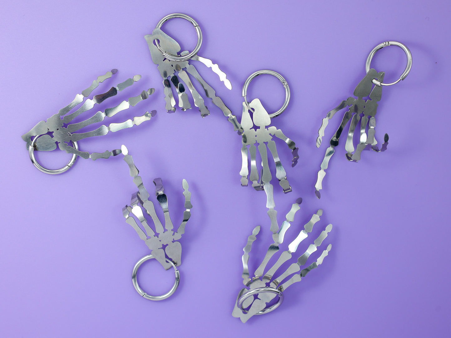 LIMITED EDITION: Skeleton Hand Earrings - 2025 Halloween Collection