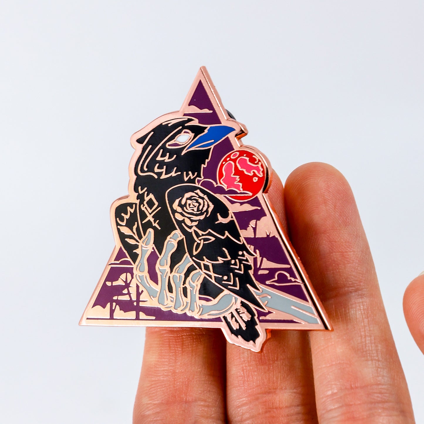 LIMITED EDITION: Death’s Raven Enamel Pin - 2025 Halloween Collection