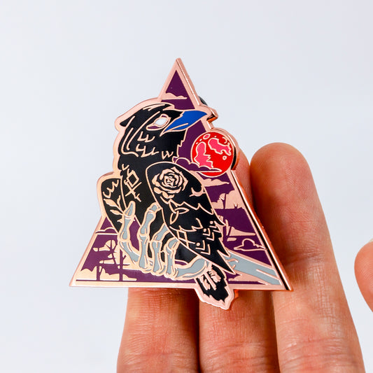 LIMITED EDITION: Death’s Raven Enamel Pin - 2025 Halloween Collection