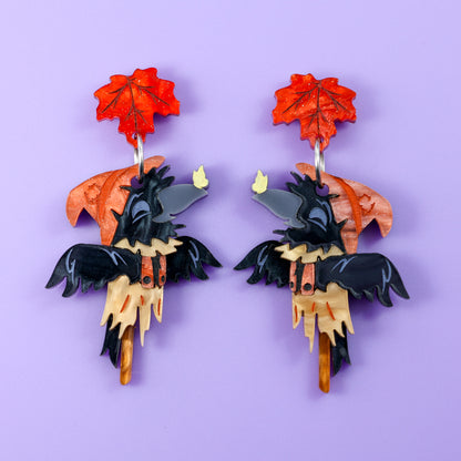 LIMITED EDITION: Scare Crow Earrings- 2025 Halloween Collection
