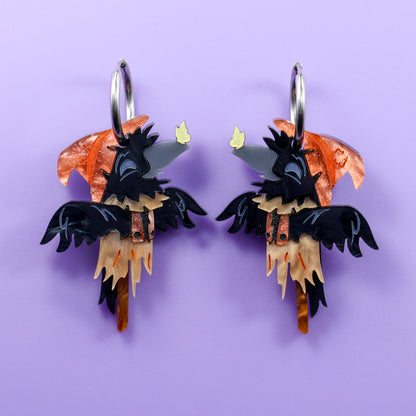 LIMITED EDITION: Scare Crow Earrings- 2025 Halloween Collection