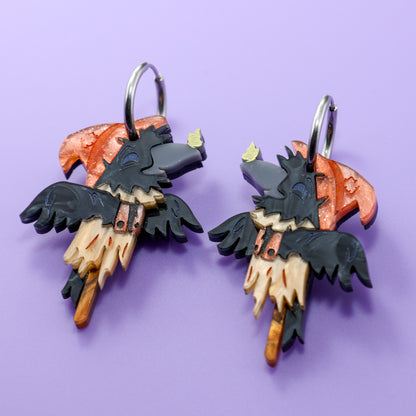 LIMITED EDITION: Scare Crow Earrings- 2025 Halloween Collection