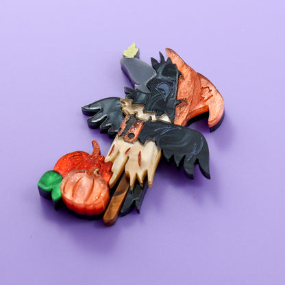 LIMITED EDITION: Scare Crow Brooch - 2025 Halloween Collection