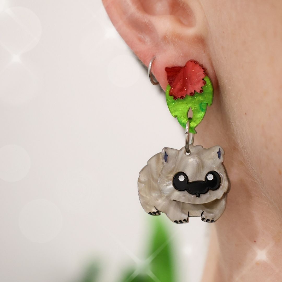 SPECIAL PREORDER - Bare-Nosed Wombat Dangles - Ships March-April 2026