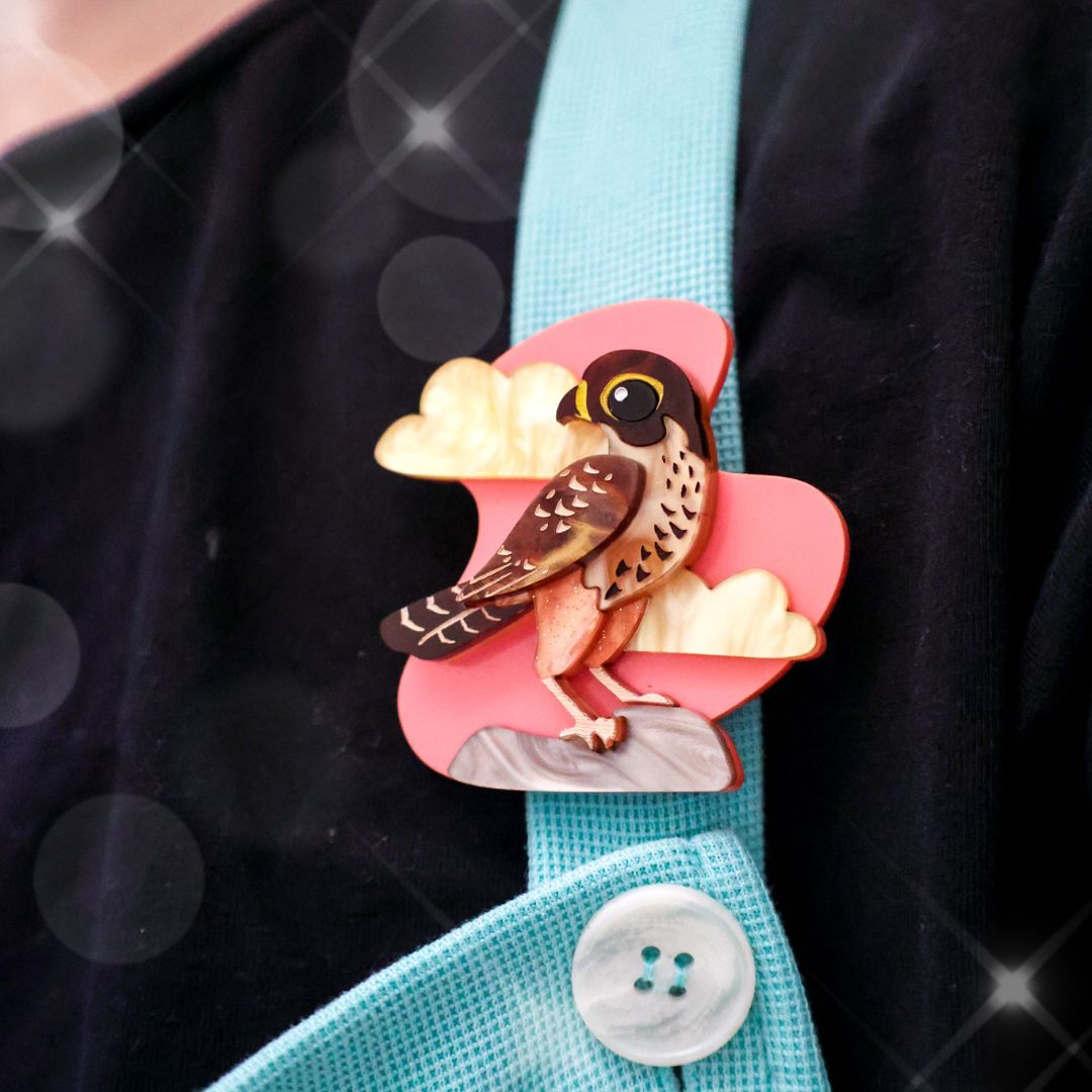 December 18 - Kārearea Brooch - 2025 Advent Calendar PREORDER