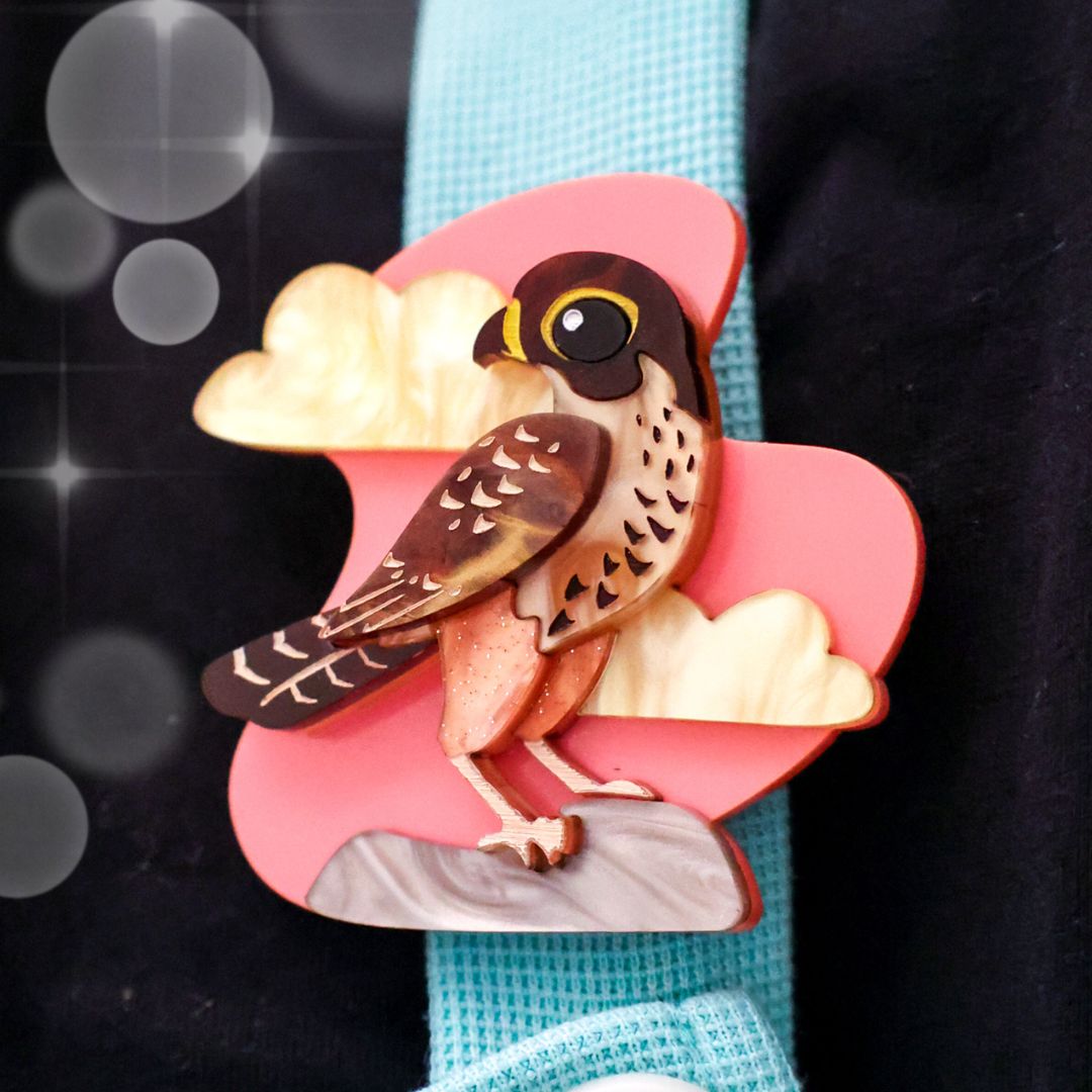 December 18 - Kārearea Brooch - 2025 Advent Calendar PREORDER