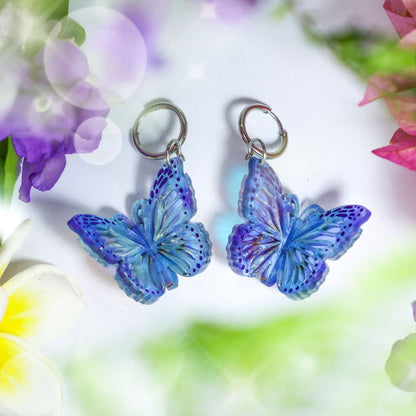 December 19 - 3D Iridescent Butterfly Hoops - 2025 Advent Calendar PREORDER