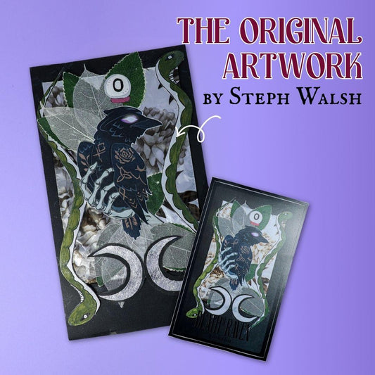 LIMITED EDITION: Death's Raven Vinyl Sticker - 2025 Halloween Collection