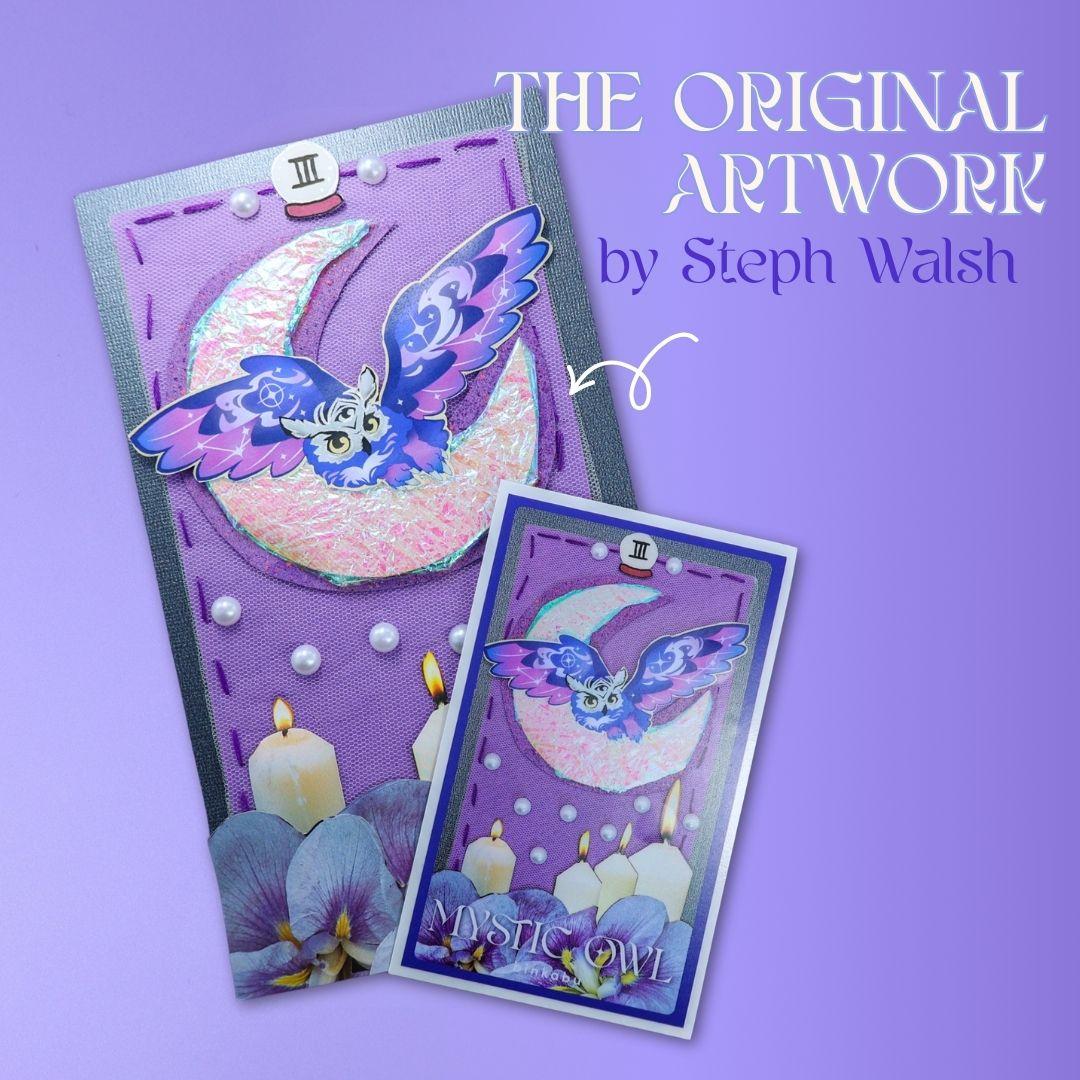 LIMITED EDITION: Mystic Owl Vinyl Sticker - 2025 Halloween Collection