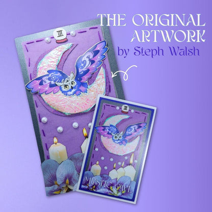 LIMITED EDITION: Mystic Owl Vinyl Sticker - 2025 Halloween Collection