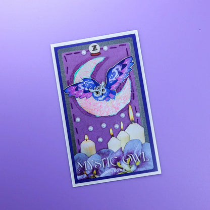 LIMITED EDITION: Mystic Owl Vinyl Sticker - 2025 Halloween Collection