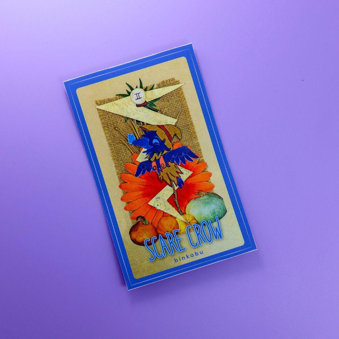 LIMITED EDITION: Scare Crow Vinyl Sticker - 2025 Halloween Collection