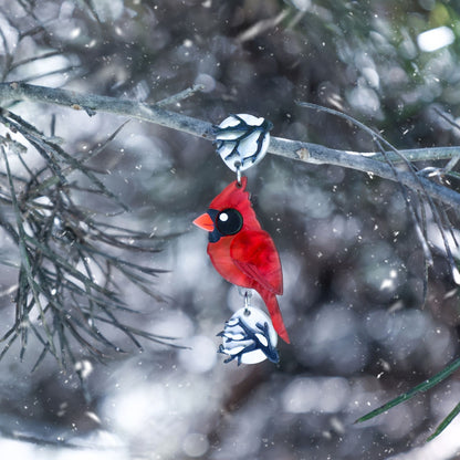 Northern Cardinal Dangles