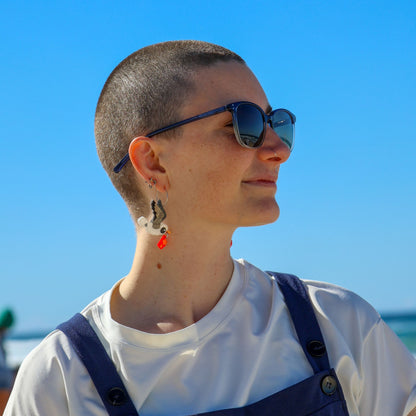 BINKABU Seagull handmade acrylic bird earrings