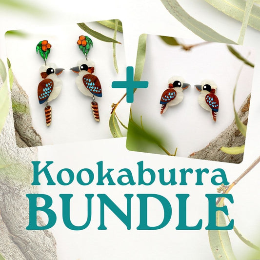 KOOKABURRA BUNDLE - Kookaburra Studs & Dangles - Save 10%