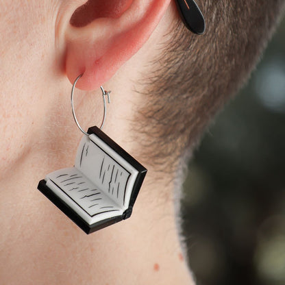 3D Book Earrings - Romantasy - Handmade Bookish Jewellery