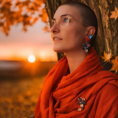 LIMITED EDITION: Scare Crow Earrings- 2025 Halloween Collection