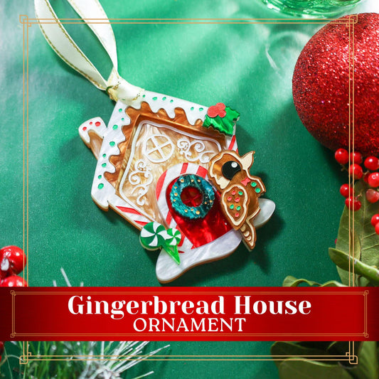 LIMITED EDITION: Cookieburra’s Gingerbread House Ornament - 2025 Christmas Collection