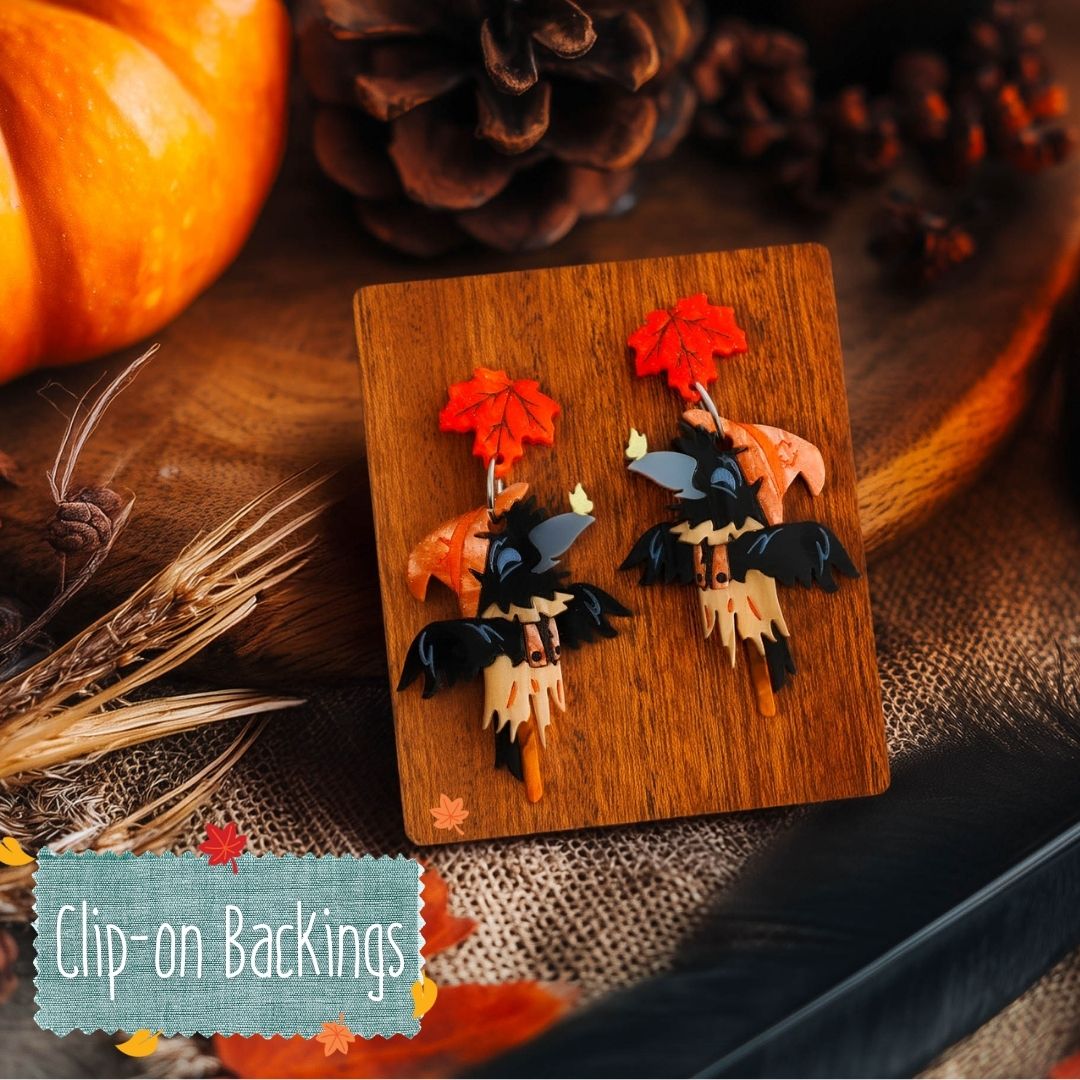 LIMITED EDITION: Scare Crow Earrings- 2025 Halloween Collection