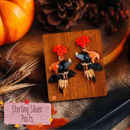 LIMITED EDITION: Scare Crow Earrings- 2025 Halloween Collection