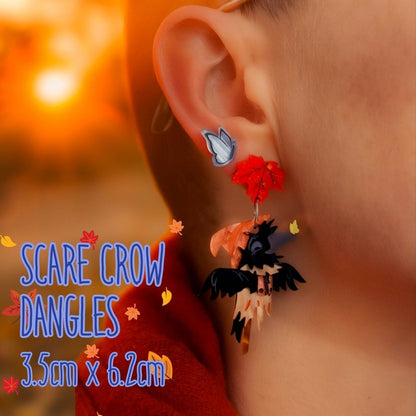 LIMITED EDITION: Scare Crow Earrings- 2025 Halloween Collection