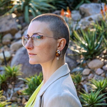 Bald Eagle Studs - North American Acrylic Bird Earrings