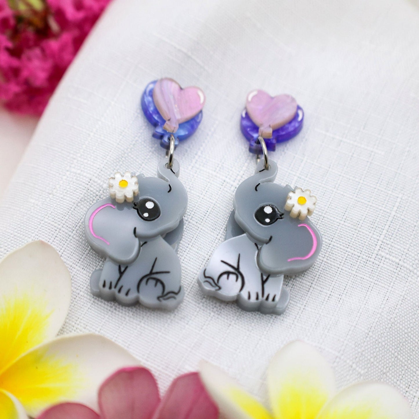 LIMITED EDITION - Tender Trunks Elephant Earrings - A Token of Love