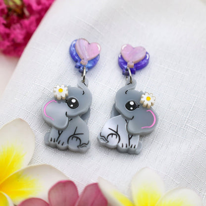 LIMITED EDITION - Tender Trunks Elephant Earrings - A Token of Love