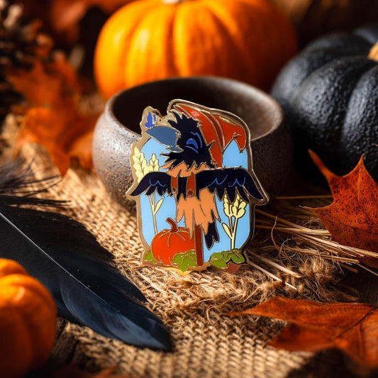 LIMITED EDITION: Scare Crow Enamel Pin - 2025 Halloween Collection