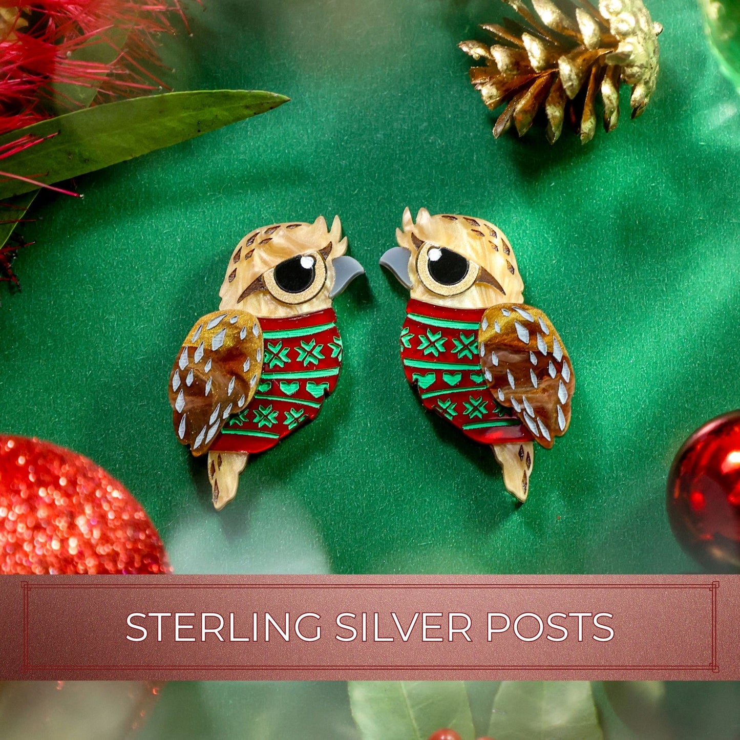 LIMITED EDITION: Christmas Sweater Tawny Frogmouth - 2025 Christmas Collection