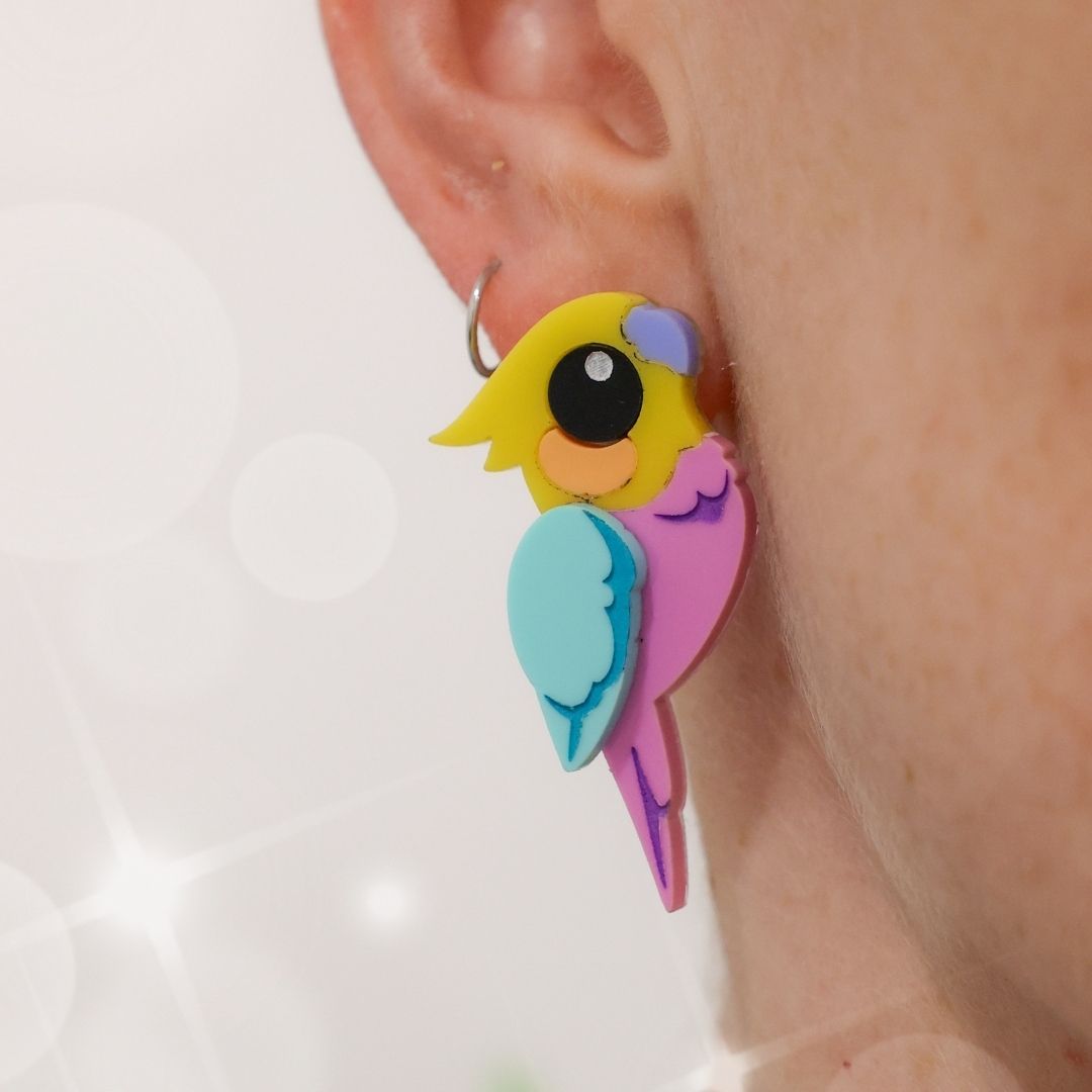 December 4 - Candied Cockatiel Studs - 2025 Advent Calendar
