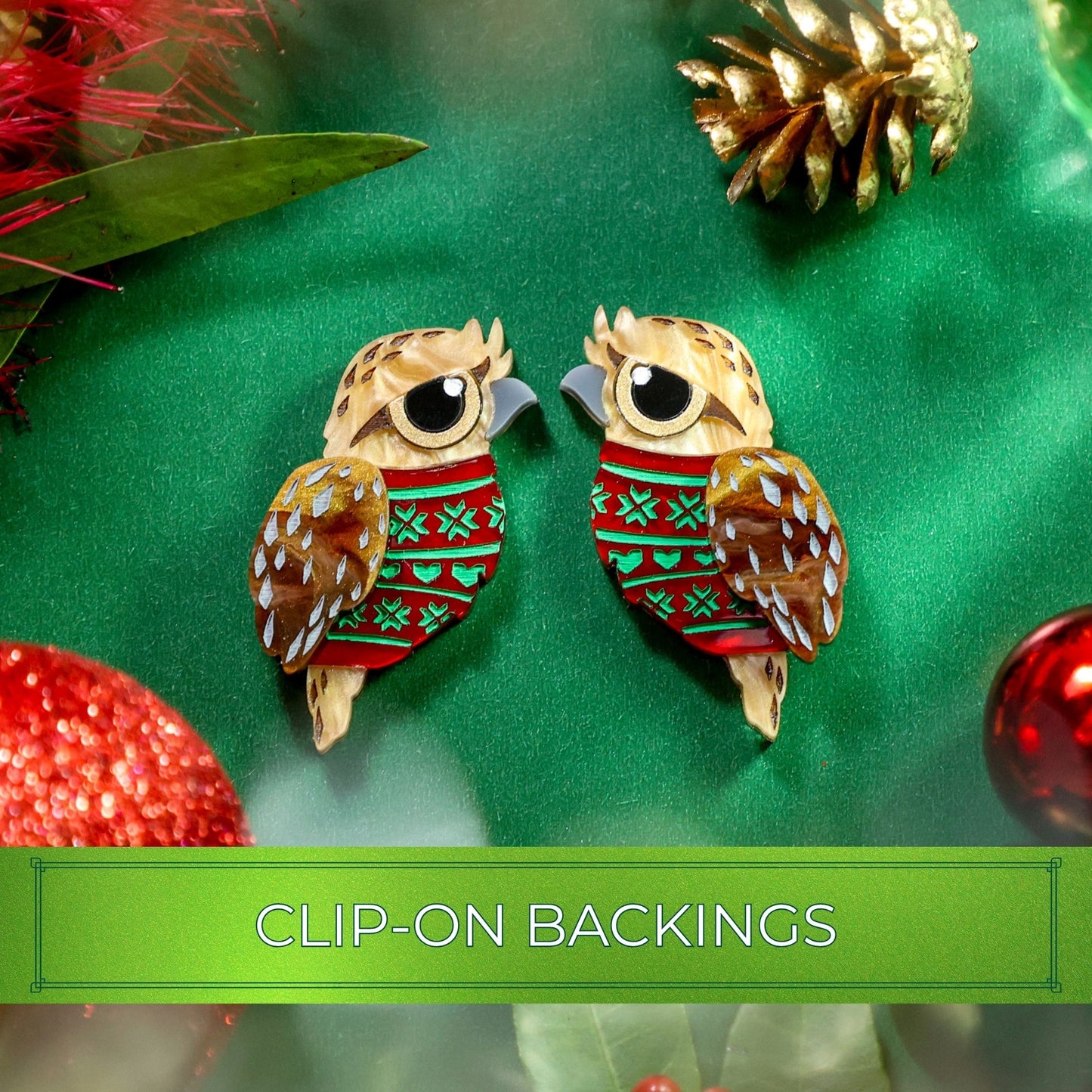LIMITED EDITION: Christmas Sweater Tawny Frogmouth - 2025 Christmas Collection
