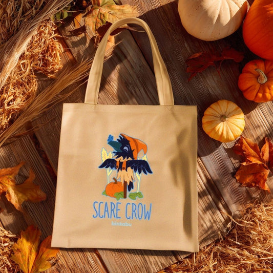 LIMITED EDITION: Scare Crow Tote Bag with Zipper - 2025 Halloween Collection