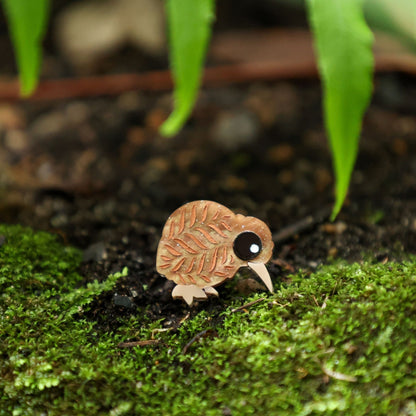 BINKABU Kiwi Stud handmade acrylic bird earrings