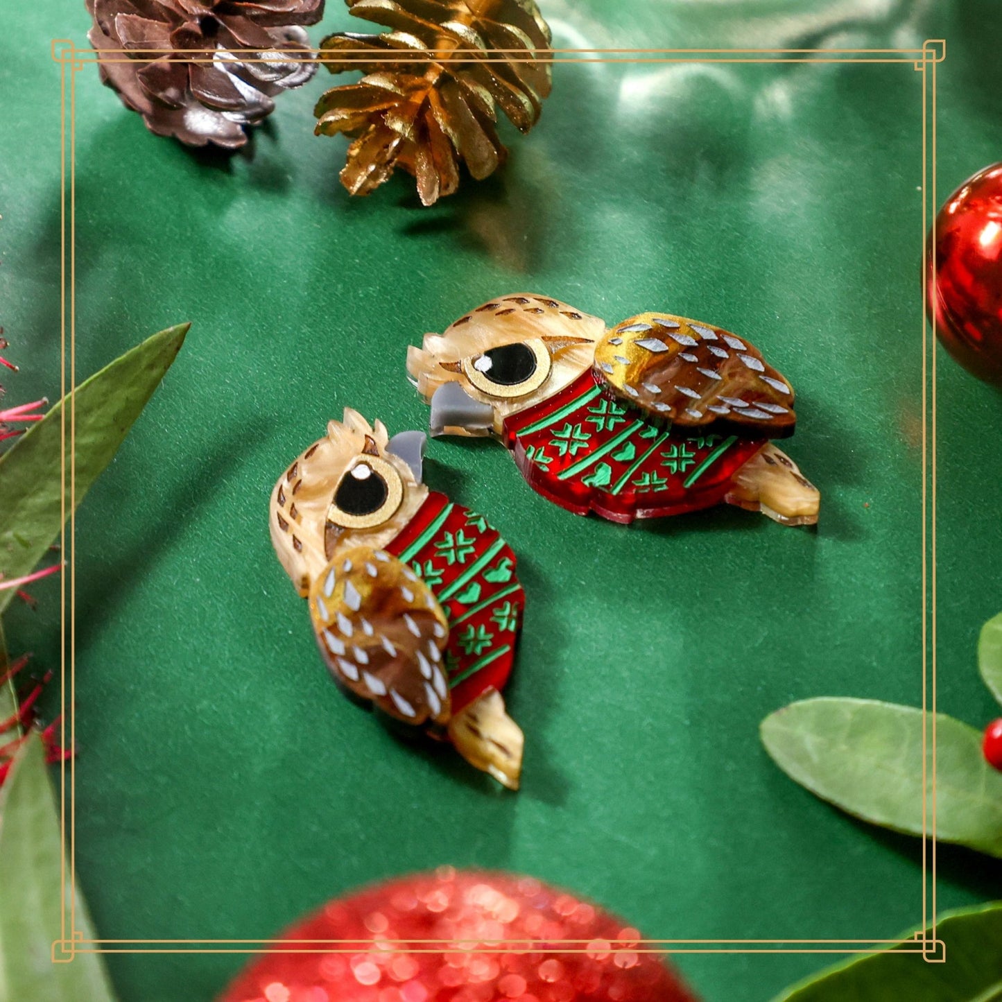 LIMITED EDITION: Christmas Sweater Tawny Frogmouth - 2025 Christmas Collection