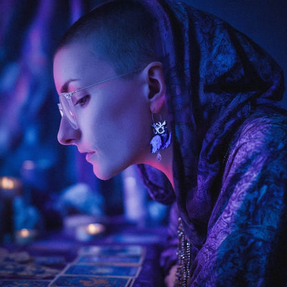 LIMITED EDITION: Mystic Owl Earrings- 2025 Halloween Collection