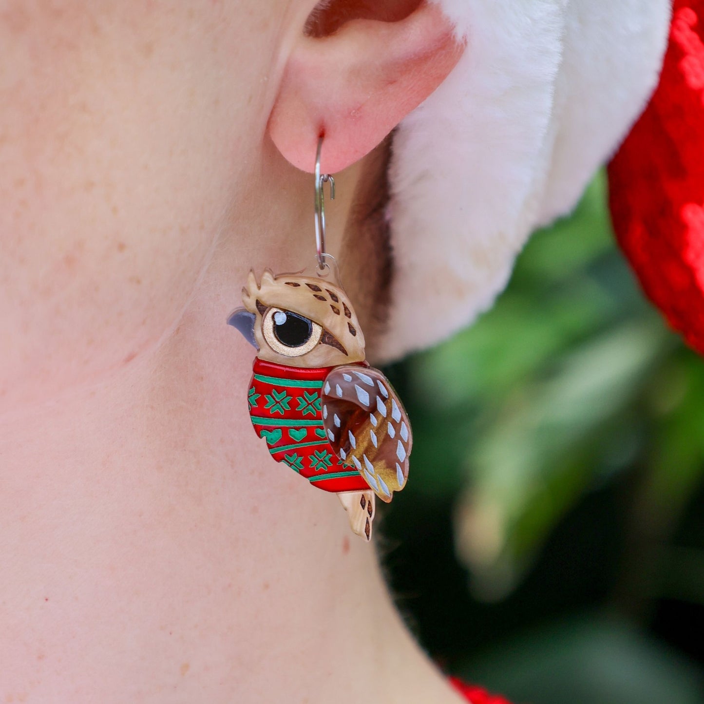 LIMITED EDITION: Christmas Sweater Tawny Frogmouth - 2025 Christmas Collection