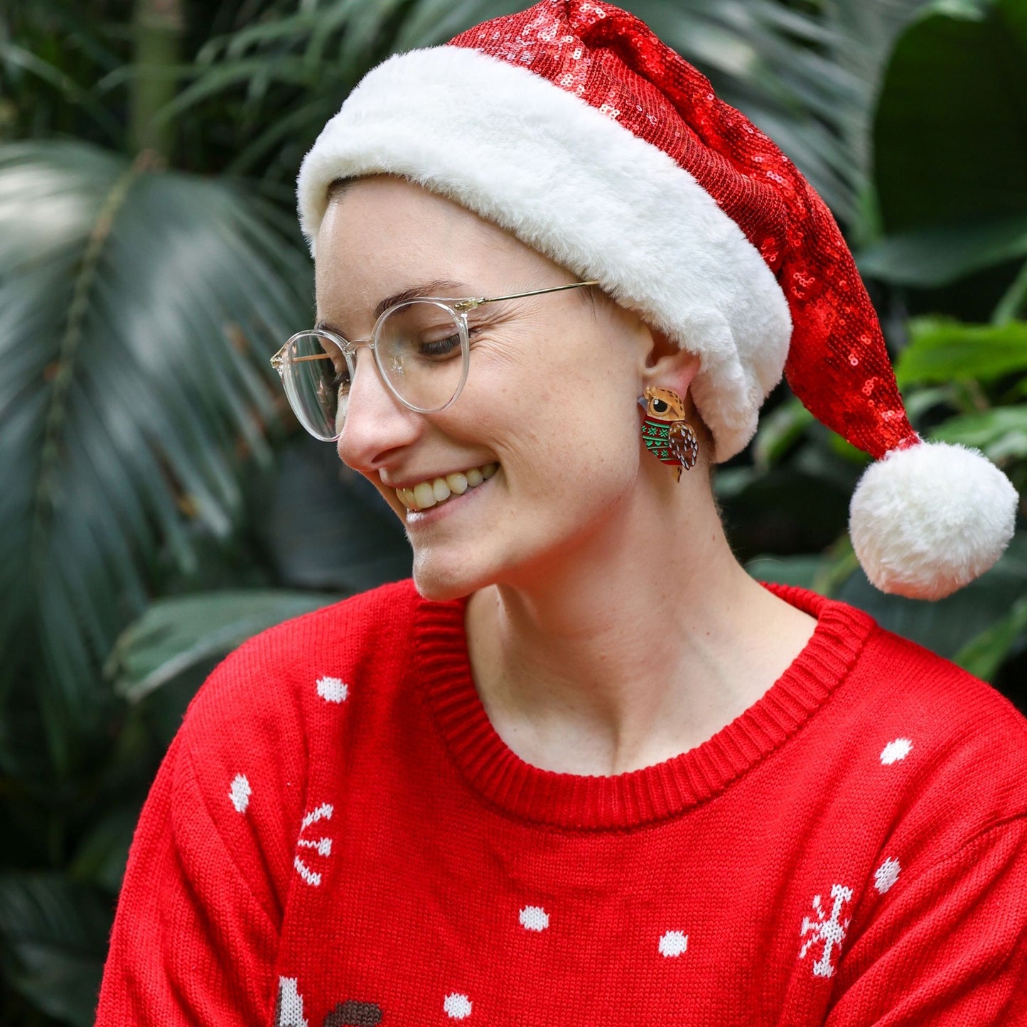 LIMITED EDITION: Christmas Sweater Tawny Frogmouth - 2025 Christmas Collection