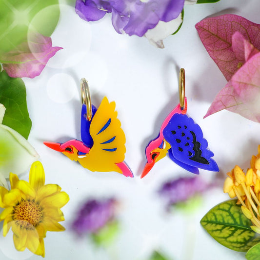 December 6 - Black-Backed Dwarf Kingfisher Hoops - 2025 Advent Calendar