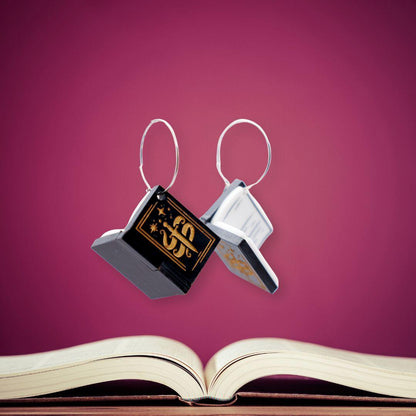 3D Book Earrings - Romantasy - Handmade Bookish Jewellery