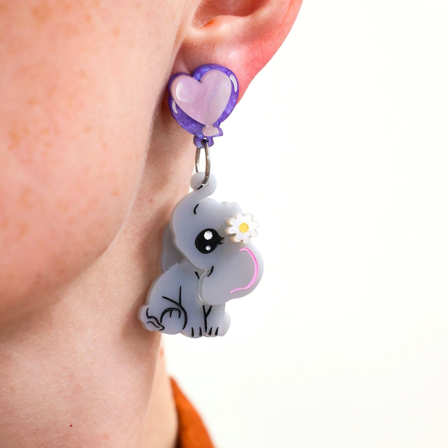 LIMITED EDITION - Tender Trunks Elephant Earrings - A Token of Love